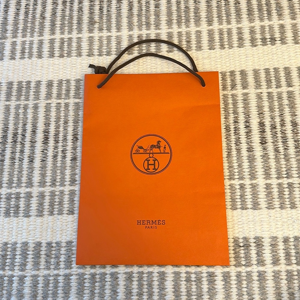 Authentic Hermes shopping bag